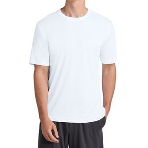 Short Sleeve 3.8-ounce, 100% polyester Crew neck tshirt ST350 small to xl